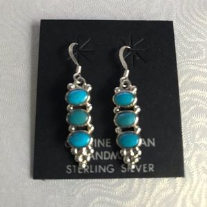 Native American Turquoise Earrings S.S.
